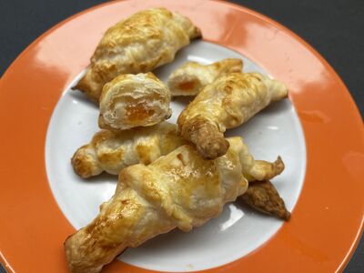 Croissants feuillet�s aux abricots