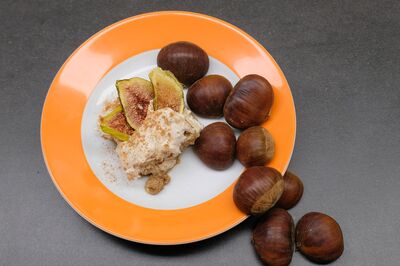 Tiramisu aux ch�taignes et aux figues