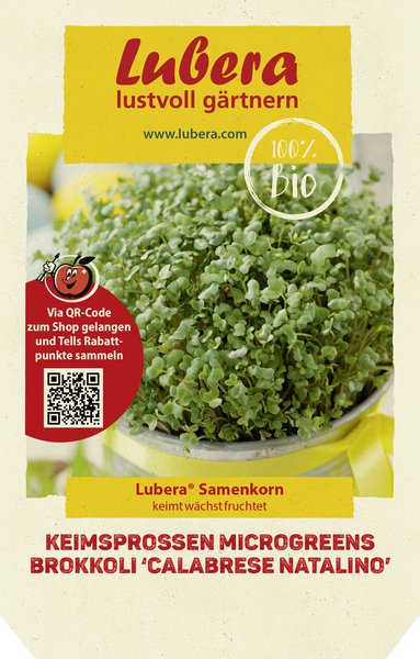 Keimsprossen Microgreens Brokkoli 'Calabrese Natalino'